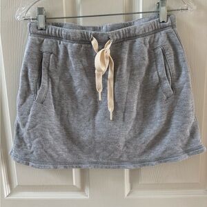 Aerie Off Line Gray sweatshirt skort- skirt with shorts